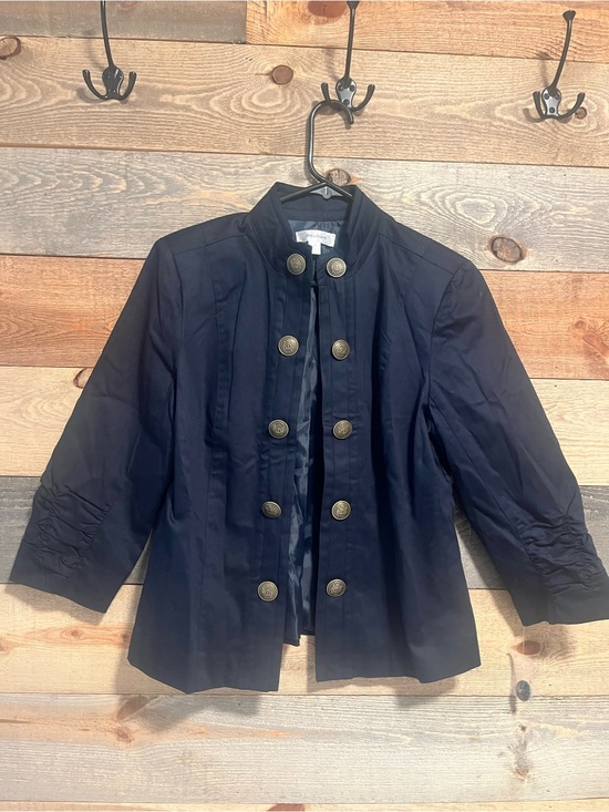 dressbarn Jackets & Blazers - NWT Dress Barn Navy Military-Style Button Jacket